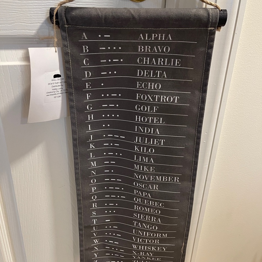Gray Wall Hanging